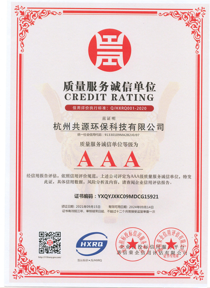 质量服务诚信单位